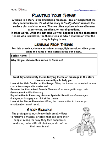 Kishotenketsu Plot Planner Preview 5